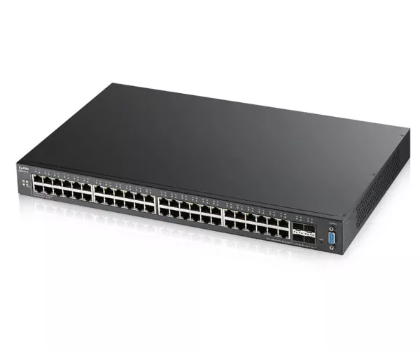 Zyxel XGS2210-52 Managed L2 Gigabit Ethernet (10/100/1000) 1U Black