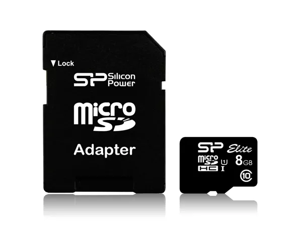 Silicon Power Elite 8GB microSDHC UHS-I Class 10