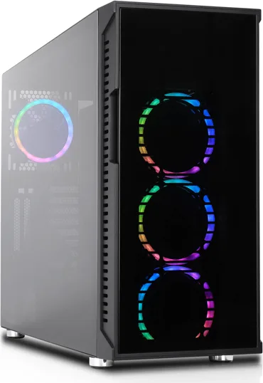 NANOXIA Deep Silence A-RGB Black Tempered Glass, USB-C 3.1