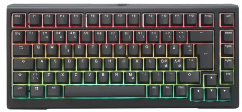Ducky Tinker 75 RGB Hotswap 75% -mekaaninen pelinäppäimistö, Cherry MX Blue, musta