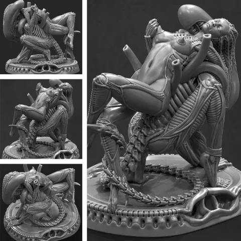 Alien Xenomorph Genesis SPACEart SPAAL015 Statue