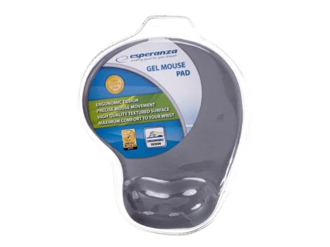 Esperanza EA137Y grey gel mouse mat