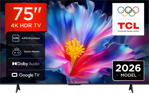 TCL P6L 75P6L TV 190.5 cm (75") 4K Ultra HD Smart TV Wi-Fi Black 330 cd/m²