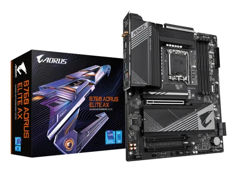 GIGABYTE B760 AORUS ELITE AX Motherboard - Supports Intel Core 14th Gen