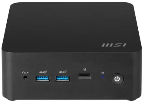 MSI CUBI NUC 1MG-244BEU PC/workstation barebone 0.84L sized PC Black 100U Intel SoC