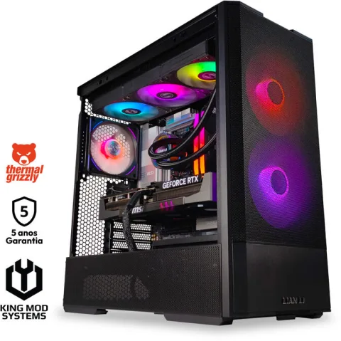 Computador King Mod Gamer-PC Ryzen 7 9800X3D 64GB DDR5 2TB RTX 5080 WiFi W11