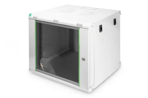 Digitus 19" 9U Wall Mounting Cabinet, Unmounted Nástenný regál Šedá
