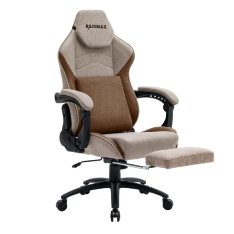 Raidmax Drakon DK719 Brown Gaming Chair with Footrest