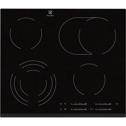 Electrolux EHF6547FXK hob Black Built-in 4 zone(s)