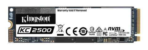 Kingston Technology KC2500 1 TB M.2 PCI Express 3.0 NVMe 3D TLC