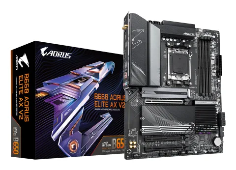 GIGABYTE B650 AORUS ELITE AX V2 Motherboard - AMD Ryzen 9000 Series CPUs