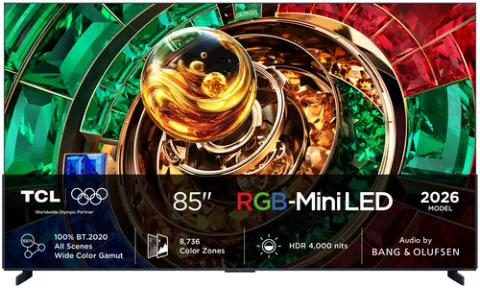 TCL RM9L 85RM9L TV 2.16 m (85") 4K Ultra HD Smart TV Wi-Fi Black 4000 cd/m²