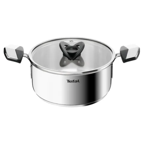 Tefal Emotion+ E3284444 saucepan Round Stainless steel