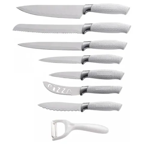 Don’t Miss Out ROYALTYLINE WHT7-W 7pc Set Stainless-Steel Kitchen knife