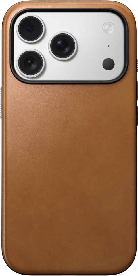 Nomad Modern Leather Case iPhone 17 Pro Max English tan