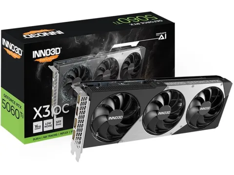 INNO3D GeForce RTX 5060 Ti 16GB X3 OC, (N506T3-16D7X-191073L) grafična kartica
