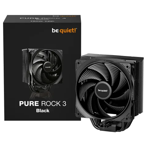 be quiet! Pure Rock 3 Black Processor Air cooler 12 cm 1 pc(s)