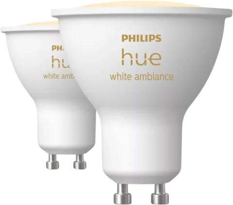 Philips Hue White Ambiance 400lm GU10 2-pack