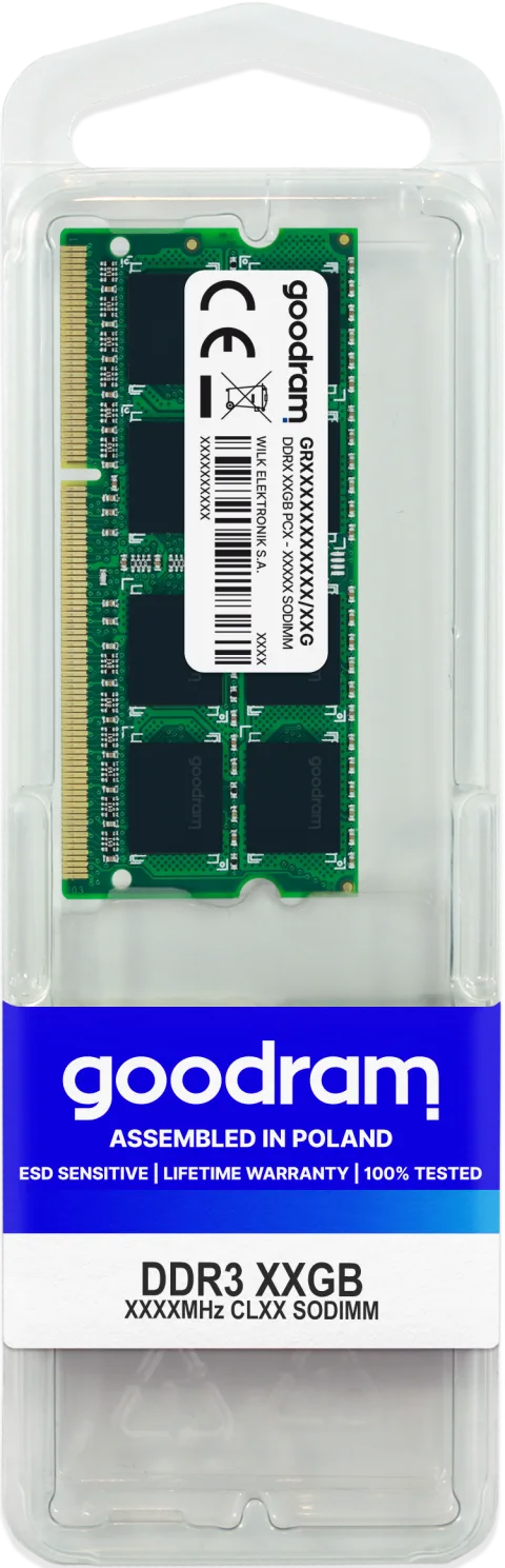 Goodram GR1600S364L11/8G mälumoodul 8 GB 1 x 8 GB DDR3 1600 MHz