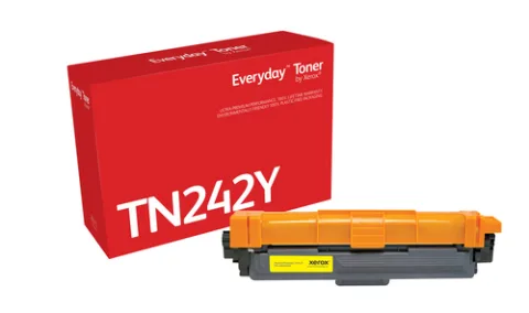 Everyday Gelb Toner von Xerox, kompatibel mit Brother TN-242Y, Standardkapazität