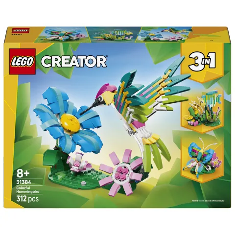 LEGO Creator 31384 3-en-1 Animaux Sauvages: le Colibri ColorÃ©