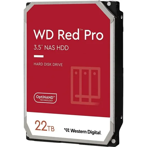 Hard disk WD Red Pro (3.5", 22TB, SATA3 6Gb/s, 512MB Cache, 7200rpm)