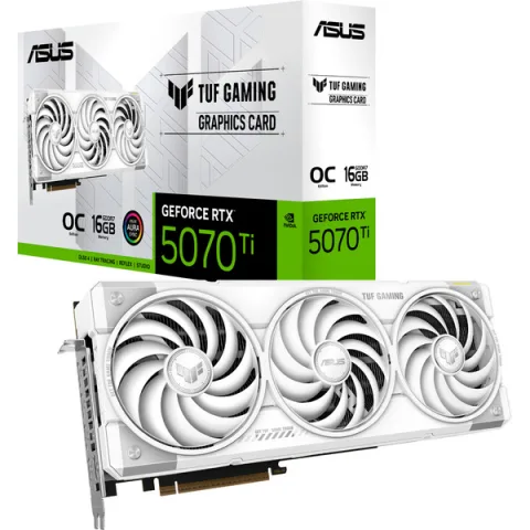 TUF Gaming GeForce RTX 5070 Ti OC White grafische kaart