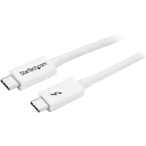StarTech.com Thunderbolt 3 Cable - 20Gbps - 1m - White