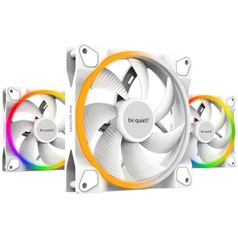 be quiet! LIGHT WINGS LX 140mm PWM 3-Pack White Computer case Fan 14 cm 3 pc(s)