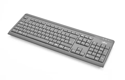 Fujitsu KB410 keyboard Office USB QWERTY Greek Black