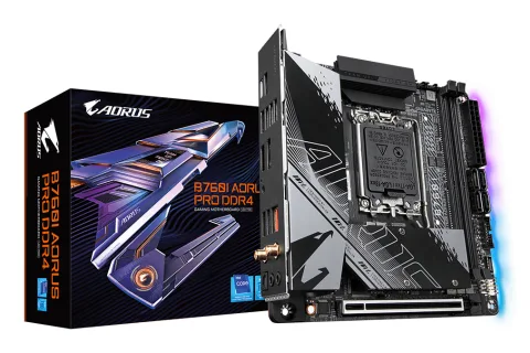 GIGABYTE B760I AORUS PRO DDR4 Motherboard - Supports Intel Core 14th Gen