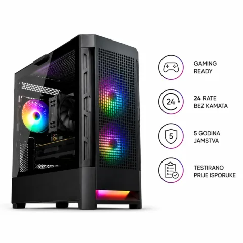 Računalo INSTAR Gamer Diablo, Ryzen 7 7700X, 32 GB RAM, 1 TB SSD