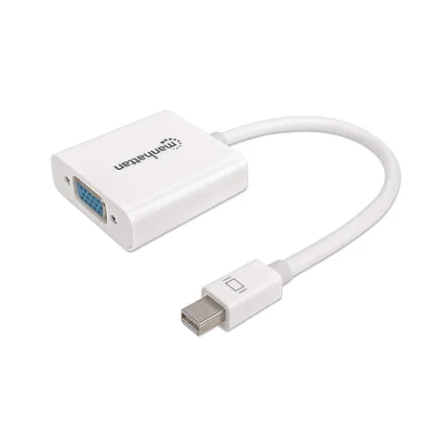 Manhattan Mini DisplayPort 1.2 to VGA Adapter Cable, 1080p@60Hz