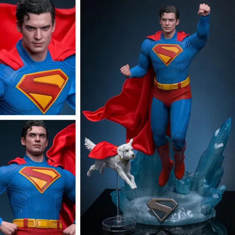 Superman Superman und Krypto Hot Toys MMS812 1/6 Figur
