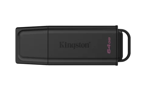 Kingston Technology DataTraveler 64GB Portable USB 3.2 Gen 1 Exodia Black