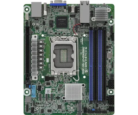 ASRock Z690D4ID-2T/G5/X550, 1x SKT LGA 1700, Intel Core 12/13/14