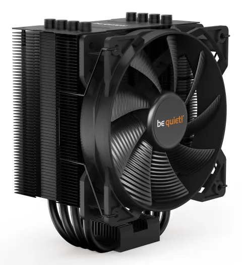 be quiet! Pure Rock 2 Black CPU Cooler, Single 120mm PWM Fan, For Intel