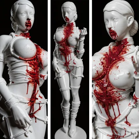 Under the Skin Angelica Blutrausch SPACEart SPAUTS001 Statue