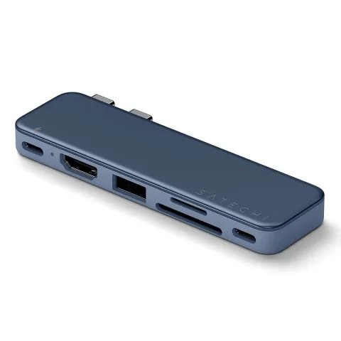 Satechi USB-C Snap Hub 6-en-1 - Indigo