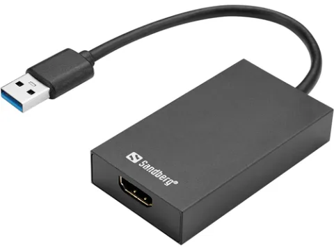 Sandberg USB 3.0 to HDMI Converter Passive video converter 1920 x 1080 pixels