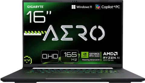 Portátil Gigabyte AERO X16 1VH93PTC94AH, Ryzen AI 7 350, 16 GB RAM, 1 TB, RTX 5060, QHD