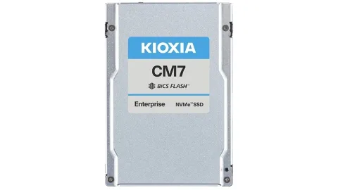 Kioxia SSD CM7-R 15.36TB U.3 (15mm) NVMe Gen5 Read Intensive DWPD 1 | KCMY1RUG15T3