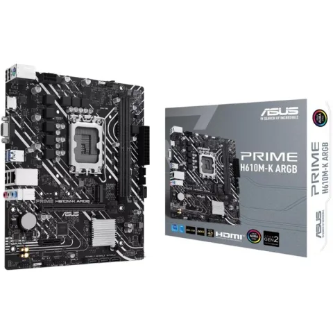 Matična ploča Asus Prime H610M-K ARGB DDR5, Intel LGA1700, Micro ATX