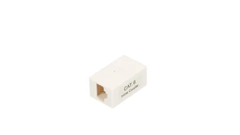 Extralink CAT6 UTP | Konektor RJ45 | biela spojka