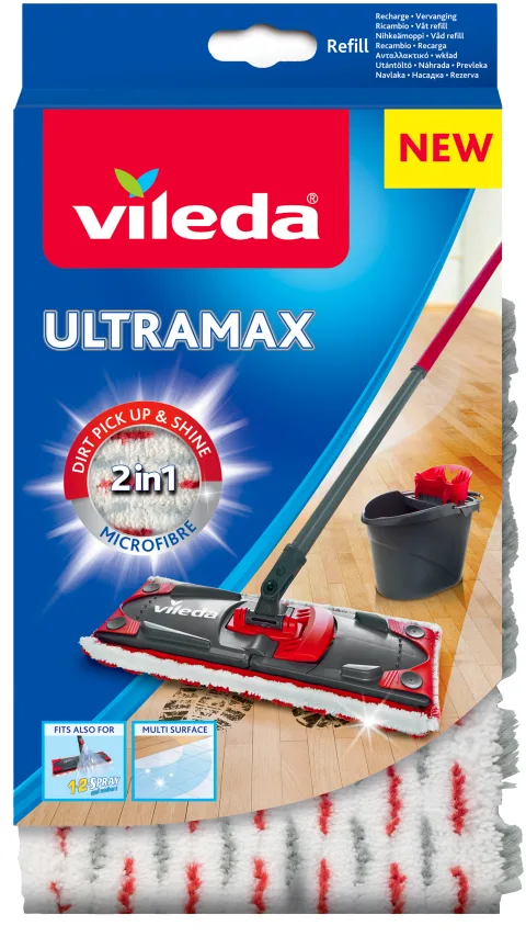 Vileda 155747 Ultramax Microfibre 2 v 1