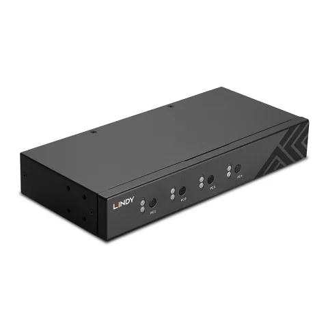 Lindy 32166 Tastatur/Video/Maus (KVM)-Switch Rack-Einbau Schwarz
