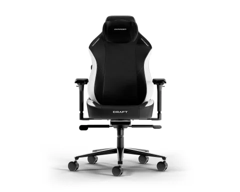 DXRACER CRAFT L črn & bel, EPU usnje (CRAFT-L-F23-LTA-NW-X1)