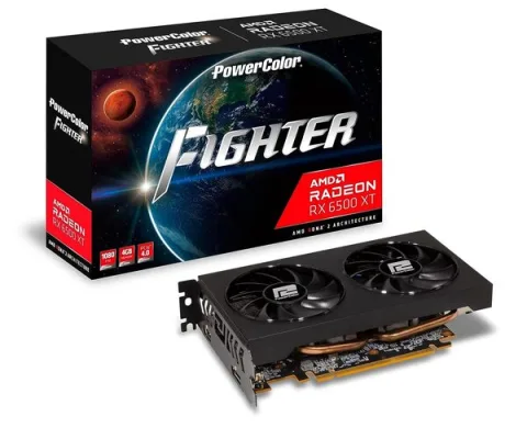 PowerColor Radeon RX 6500 XT OC 4 Gt -näytönohjain