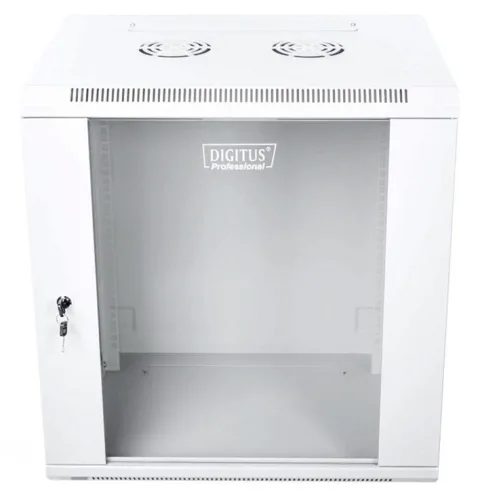 Digitus DN-W19 12U/450 rack Nástenný regál Šedá