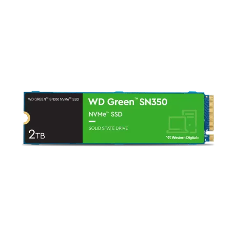 WD Green SN350 2TB PCIe 3.0, M.2 2280, SSD (WDS200T3G0C)